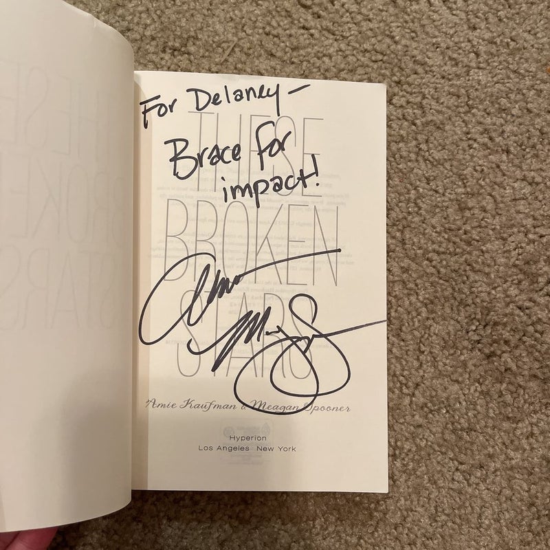 These Broken Stars (Signed)