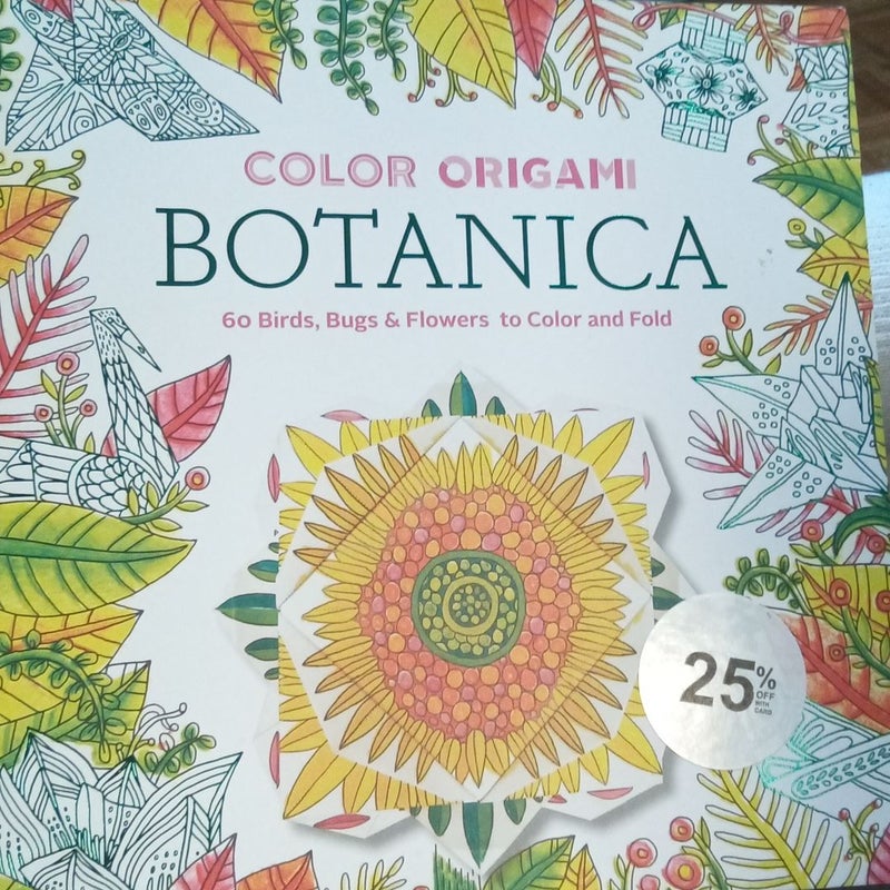 Color Origami: Botanica (Adult Coloring Book)