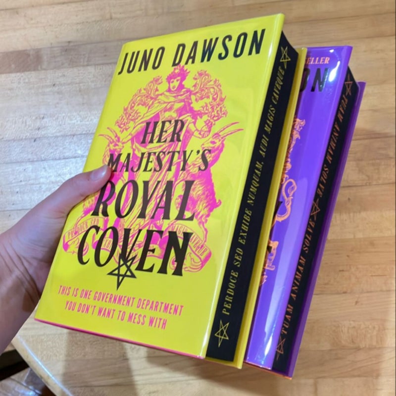 Her Majesty’s Royal Coven & The Shadow Covenant (signed Fairyloot edition)