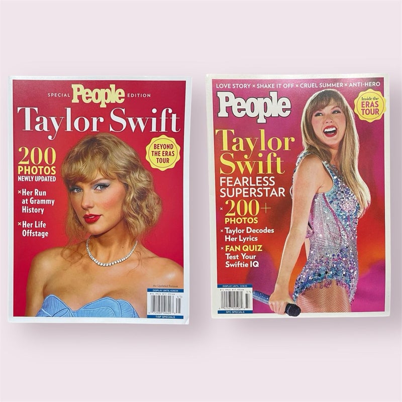 (2) People Special Edition Taylor Swift Beyond Eras Tour Magazine 200 Photos