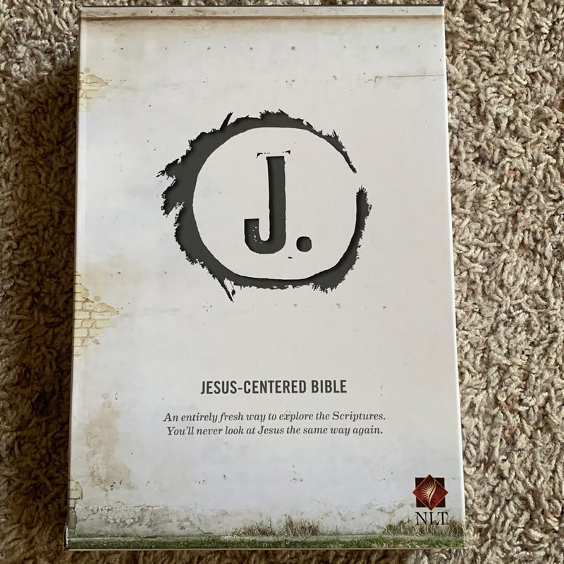 Jesus-Centered Bible NLT, Charcoal