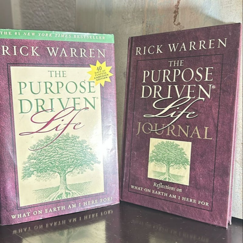 The purpose Driven Life & Journal