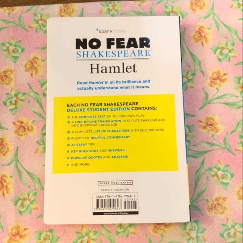 Hamlet: No Fear Shakespeare Deluxe Student Edition