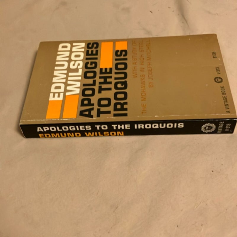 Apologies to the Iroquois