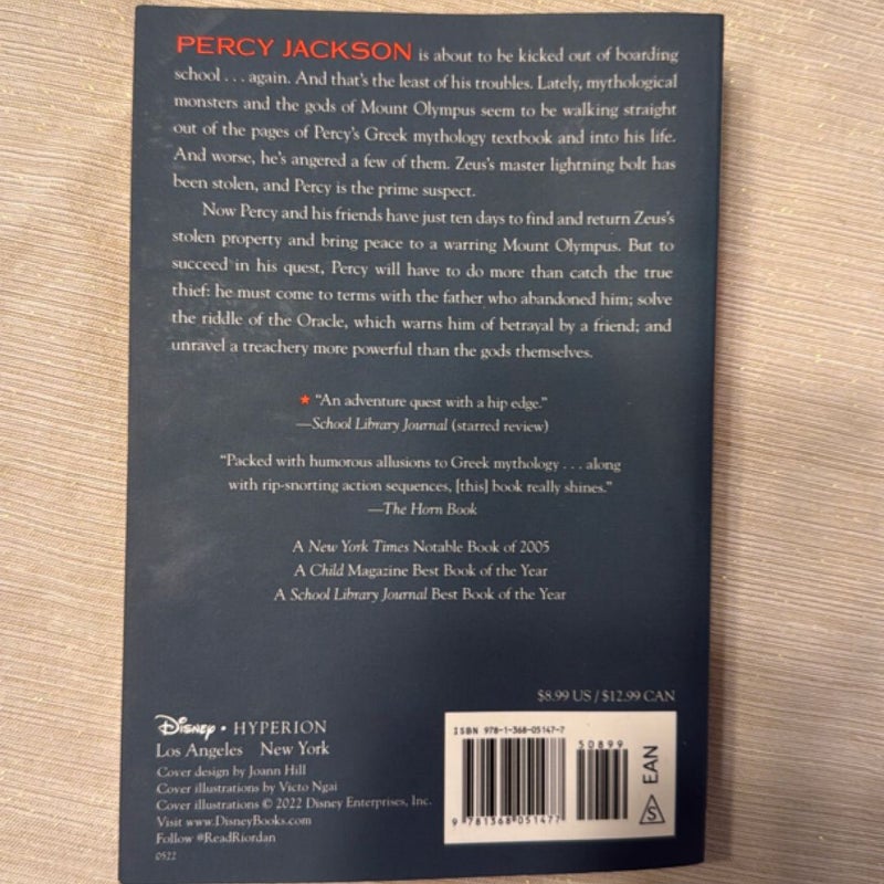 Percy Jackson and the Olympians, Book One the Lightning Thief
