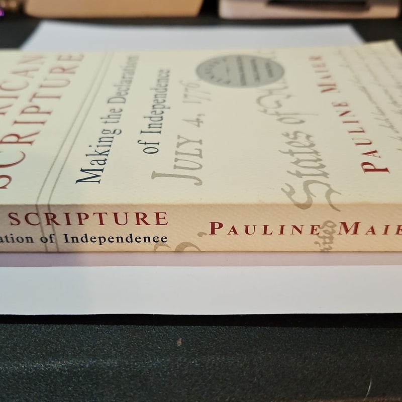 American Scripture by Pauline Maier: 9780679779087