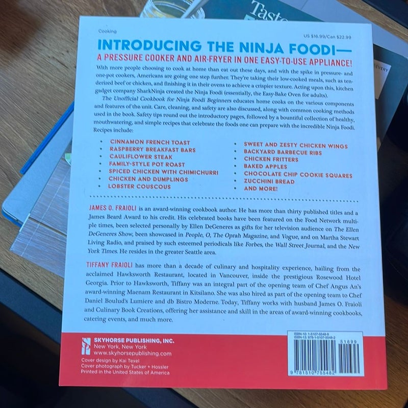 The Unofficial Cookbook for Ninja Foodi Beginners