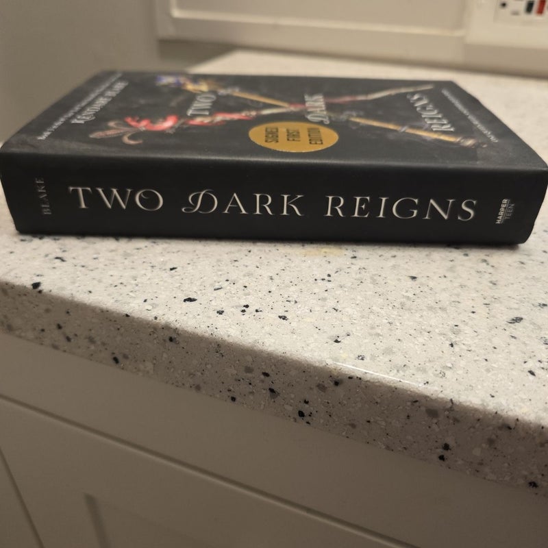 SIGNED FIRST EDITION Two Dark Reigns
