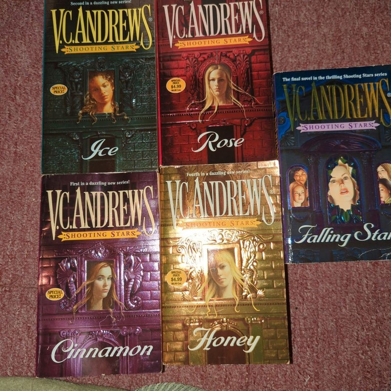 V. C. Andrews lot of 12 Shooting Stars Orphans Wildflowers