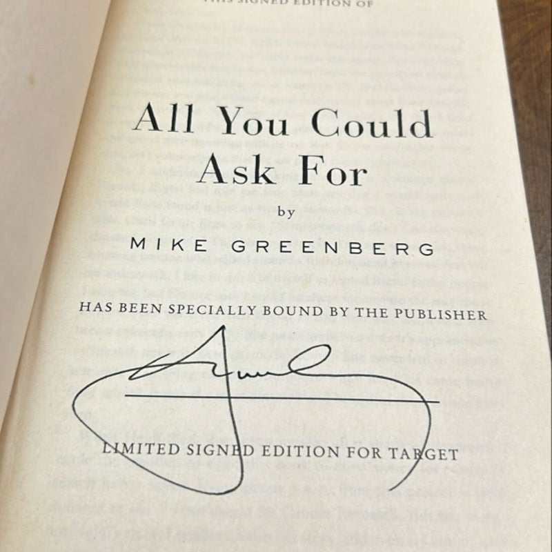 SIGNED COPY - All You Could Ask for Target Ed