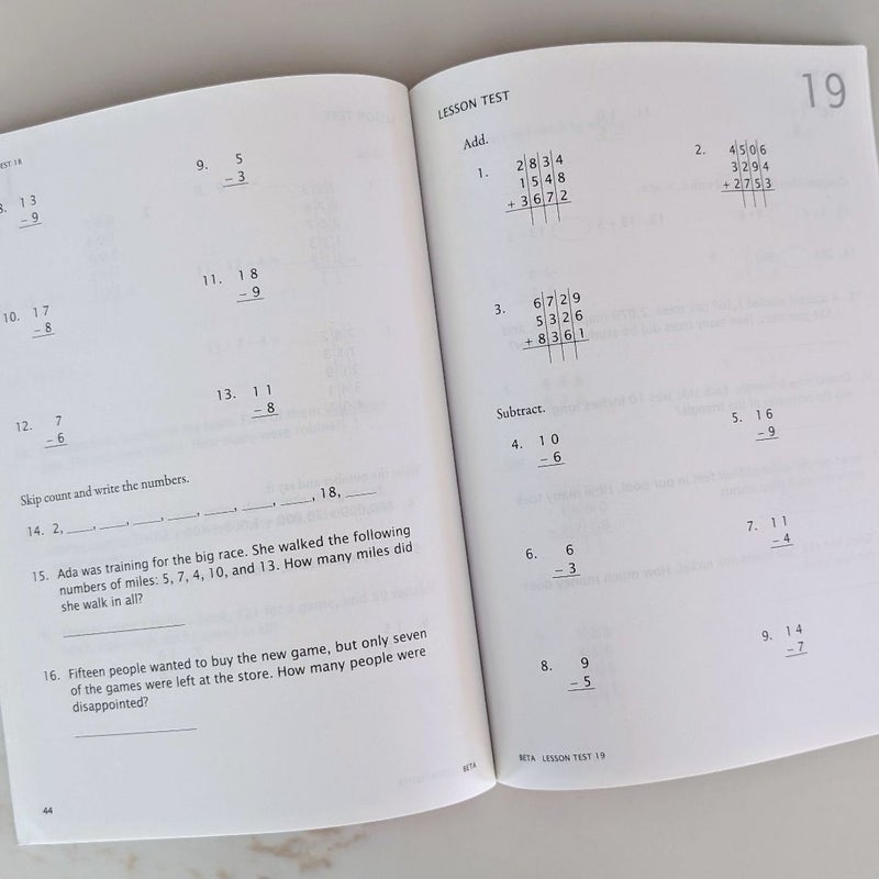 Math U See: Beta Tests