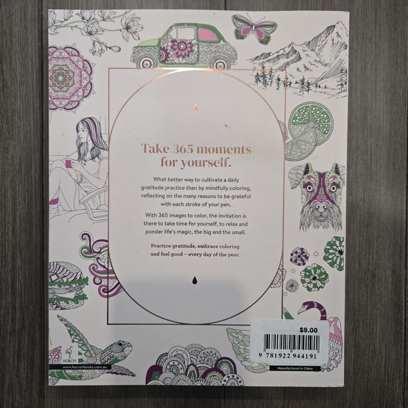 Gratitude 365 Colouring in Book
