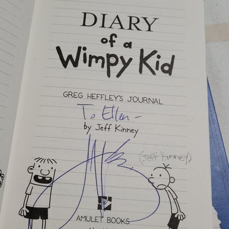 Diary Of A Wimpy Kid by Jeff Kinney Books Lot Of 8 Complete # 1-8 Hardcover