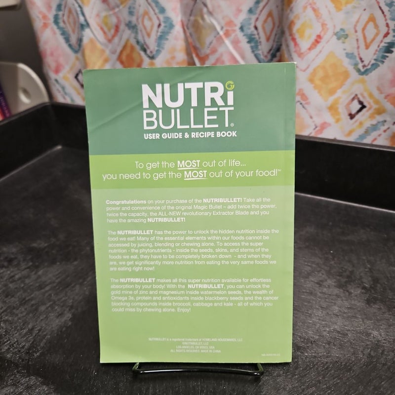 Nutri Bullet User Guide & Recipe Book; Nutri Bullet Natural Healing Foods (PB232)