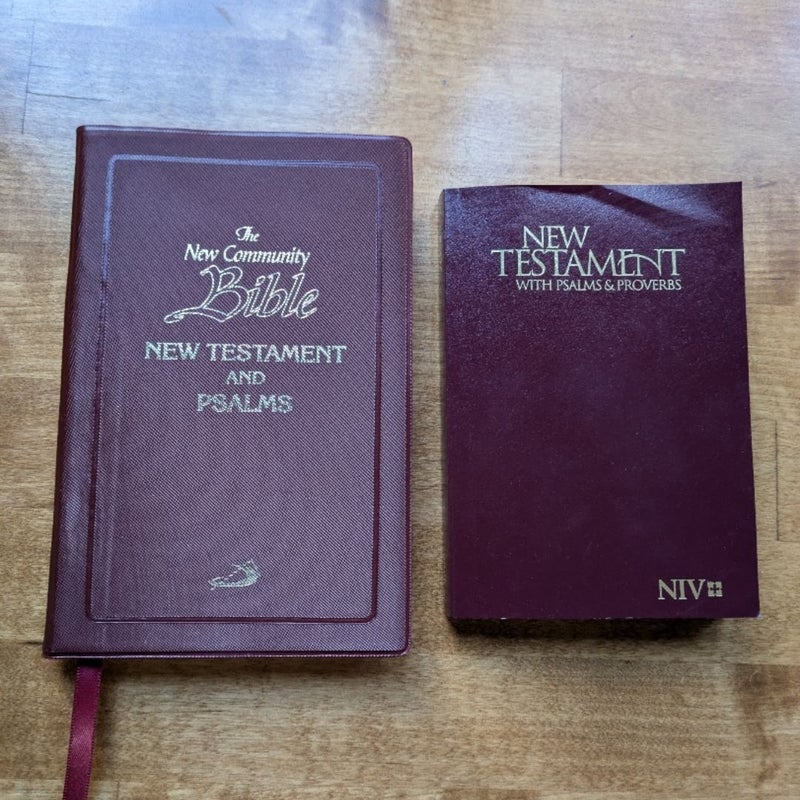 Lot Pocket Size New Testament Psalms & Proverbs