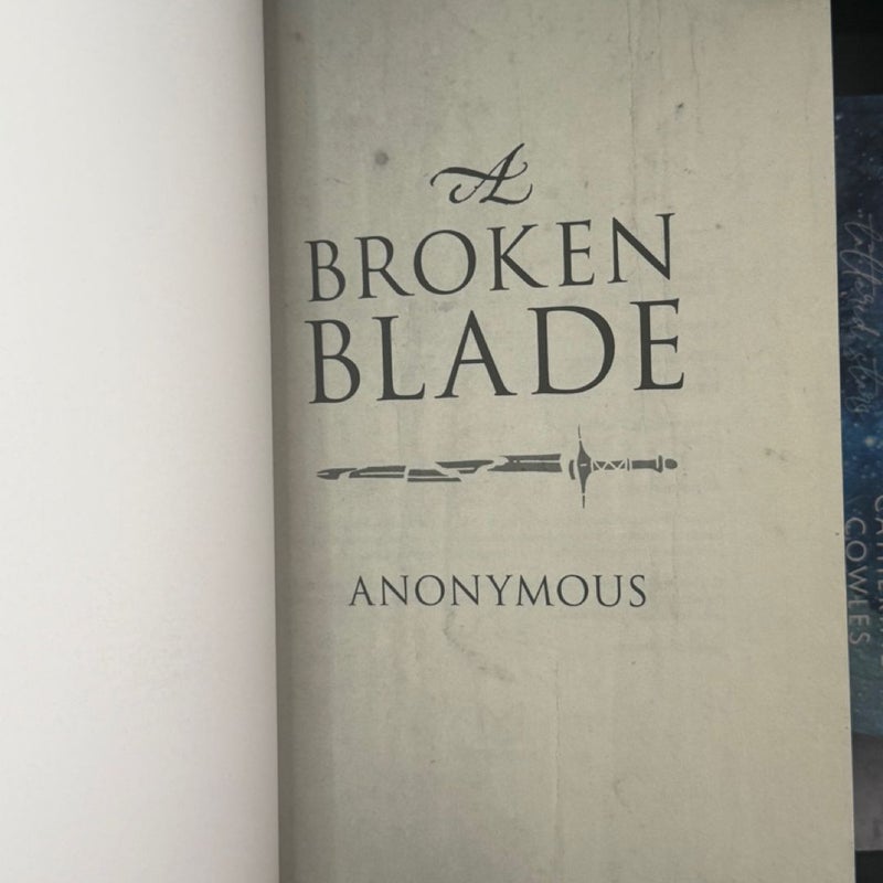 A Broken Blade (anonymous edition) 