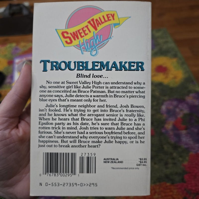Sweet Valley High #47: Troublemaker