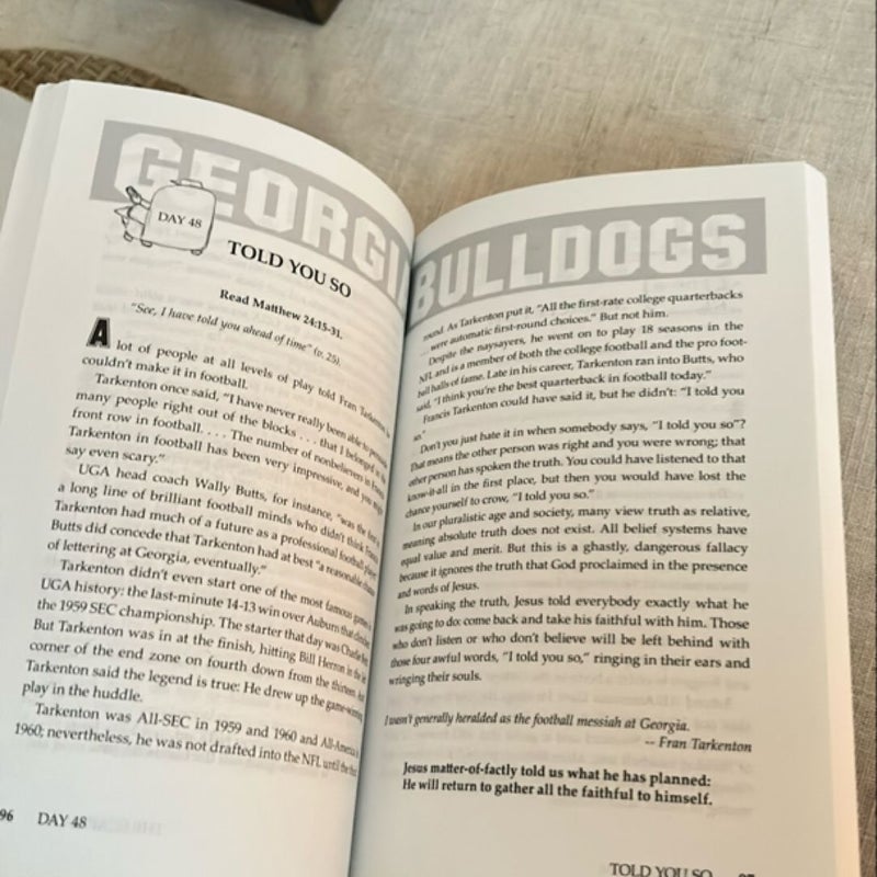 Daily Devotions for Die-Hard Fans Georgia Bulldogs