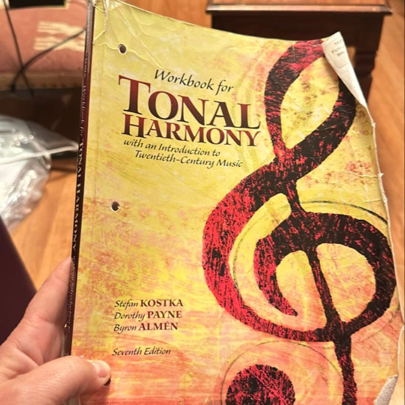 Bound for Workbook for Tonal Harmony