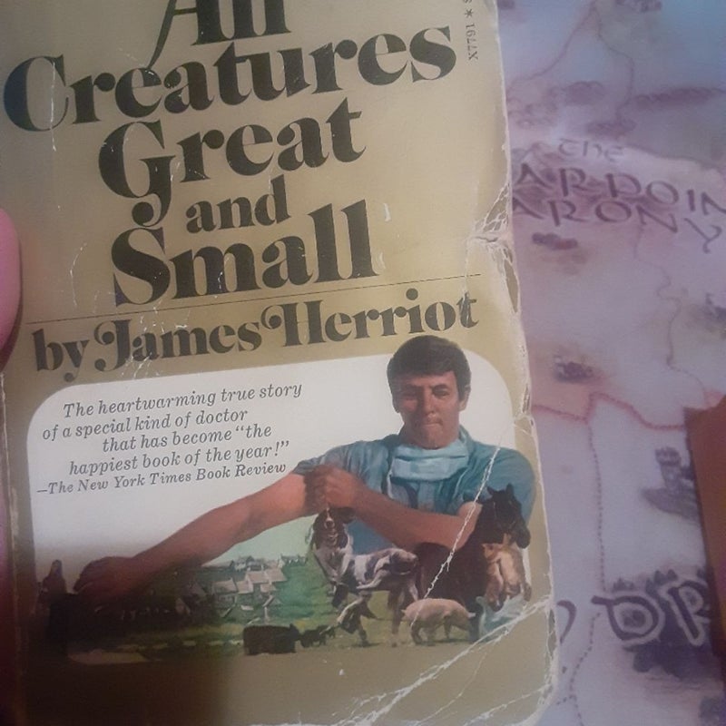 Complete James Herriot All Creatures Great and Small 5 book set! Bright & Beautiful, Wise & Wonderful, The Lord God Made Them All, Every Living Thing