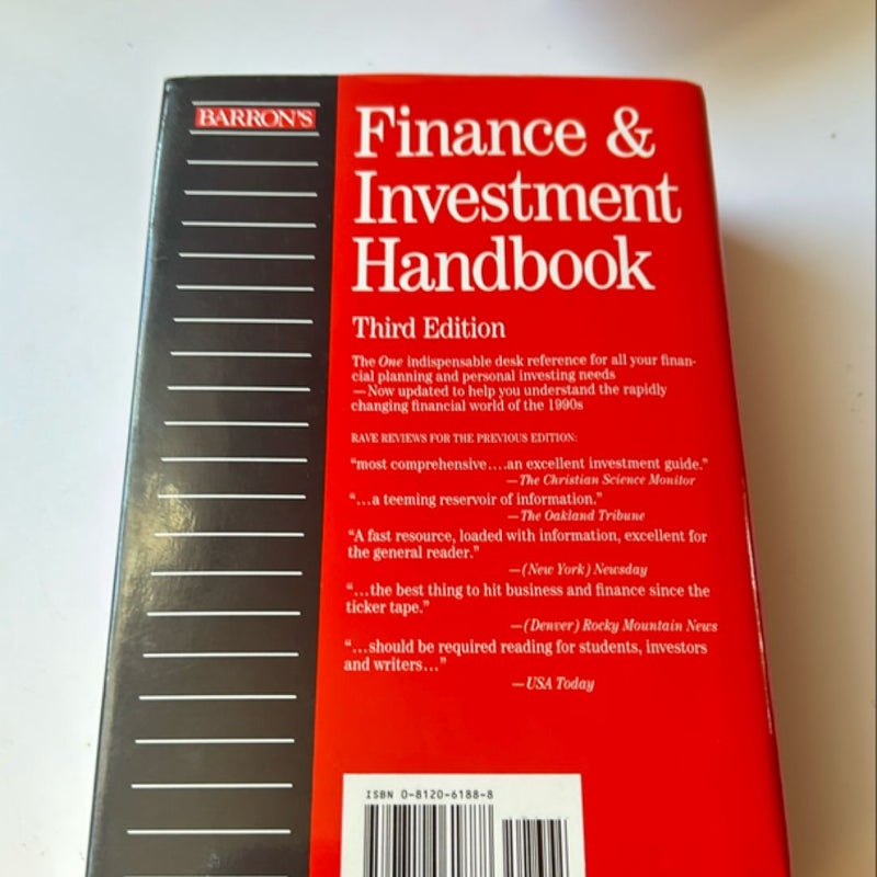 Finance and Investment Handbook