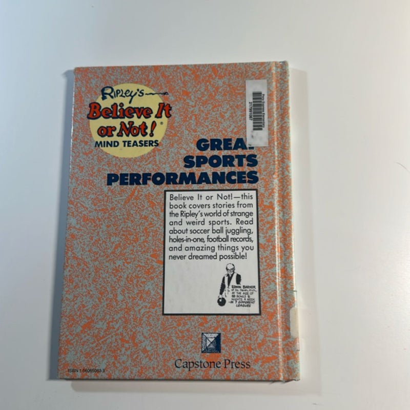 Ripley’s Believe It Or Not Great Sports Performances