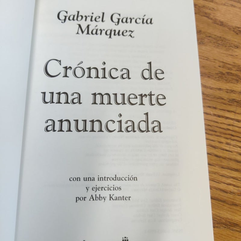 Crónica de una Muerte Anunciada