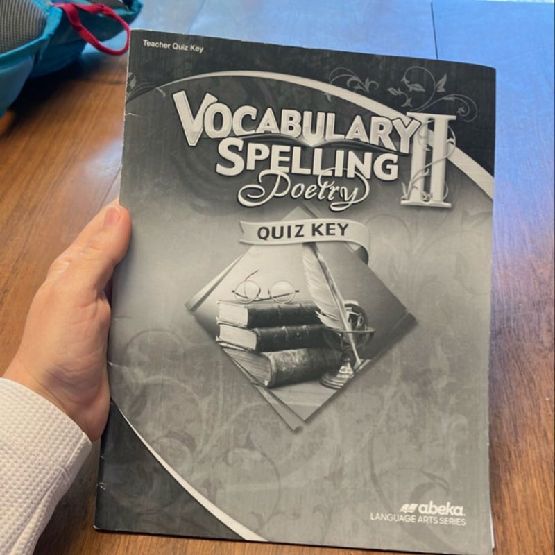 Vocabulary spelling poetry II