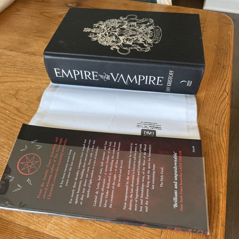 Empire of the Vampire UK 1st edition