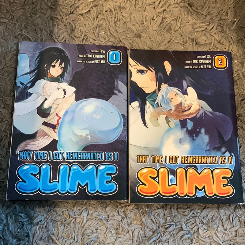 That Time I Got Reincarnated As a Slime Manga 1+2