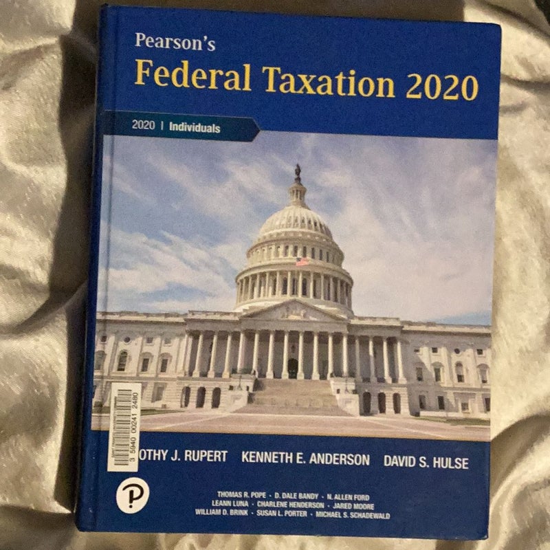 Pearson's Federal Taxation 2020 Individuals