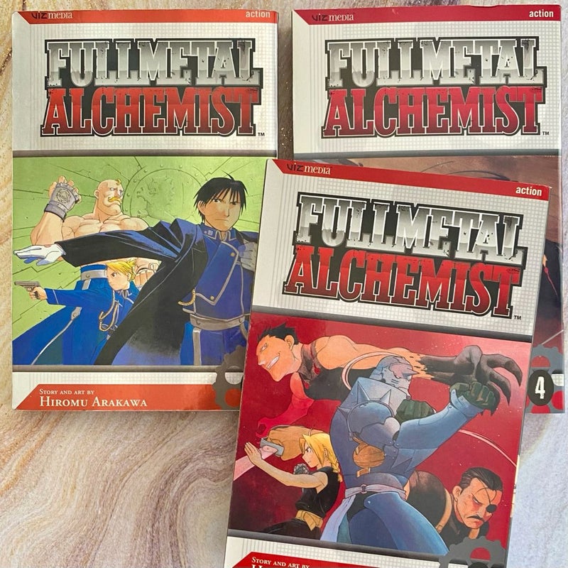 Fullmetal Alchemist, Vol. 1-4 & 7