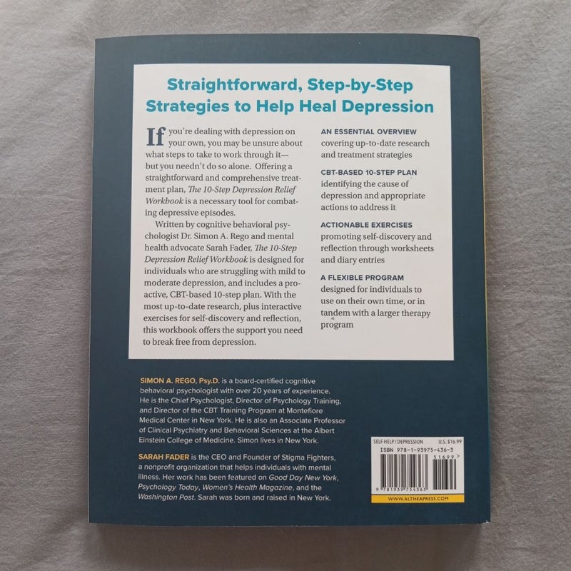 The 10-Step Depression Relief Workbook
