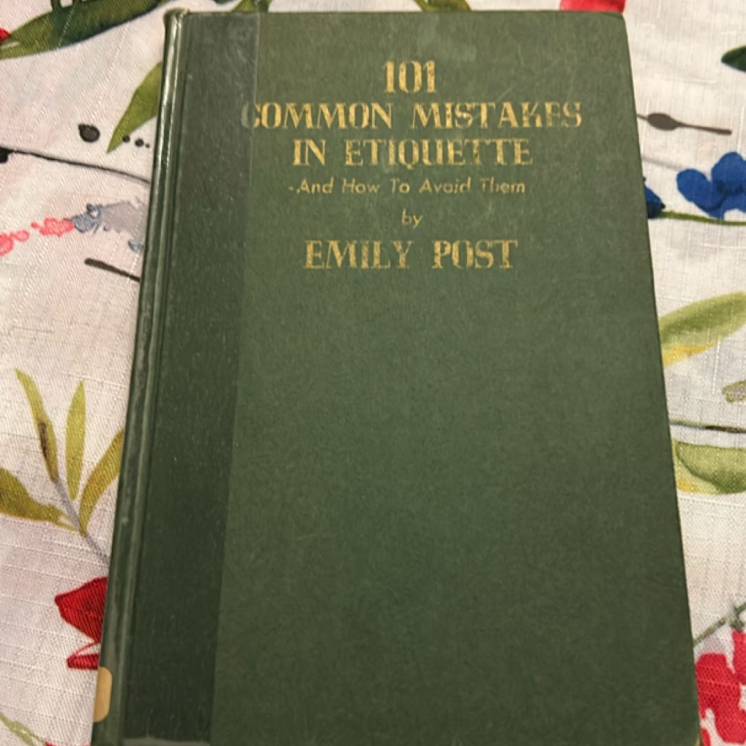 101 Common Mistakes In Etiquette 