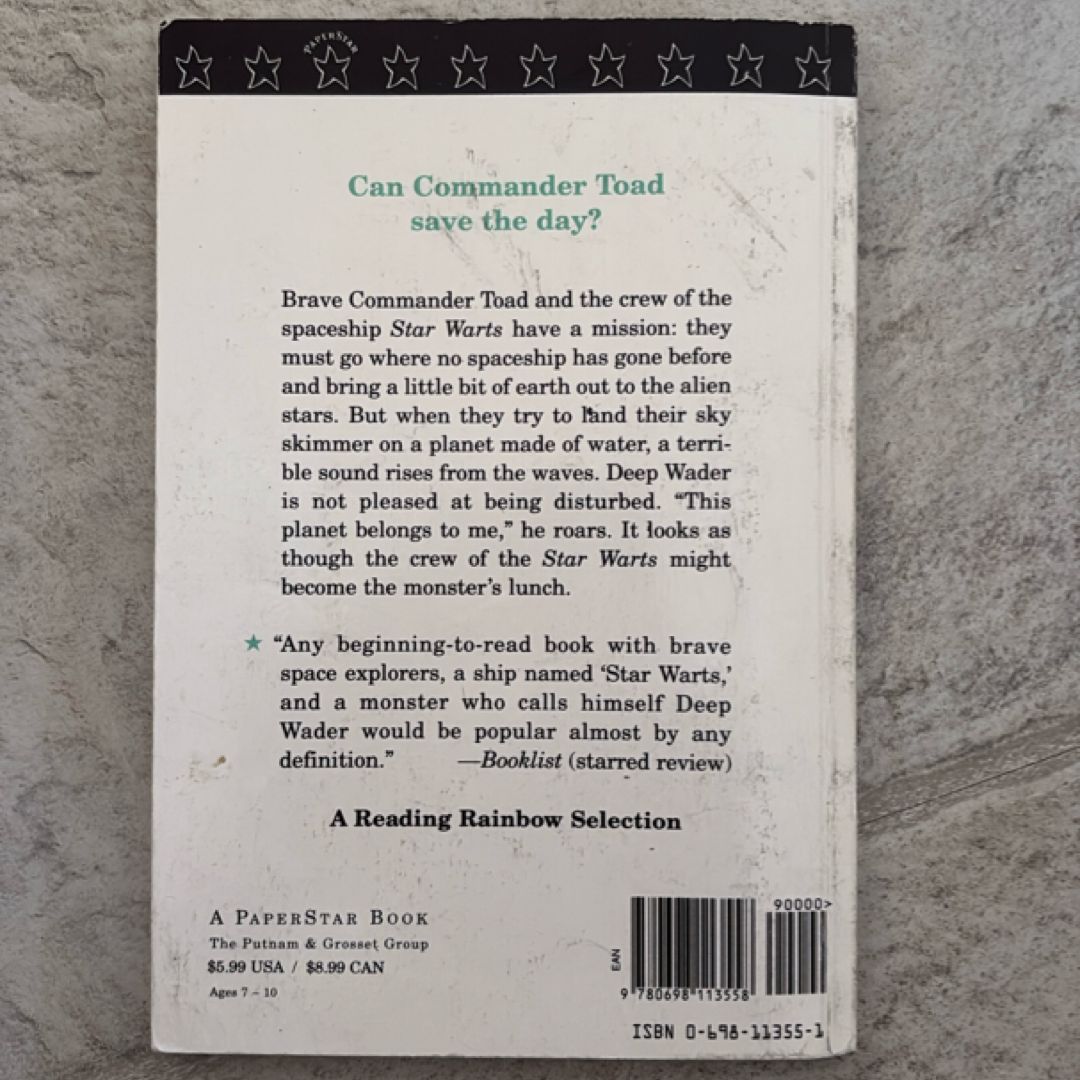 Commander Toad in Space by Jane Yolen