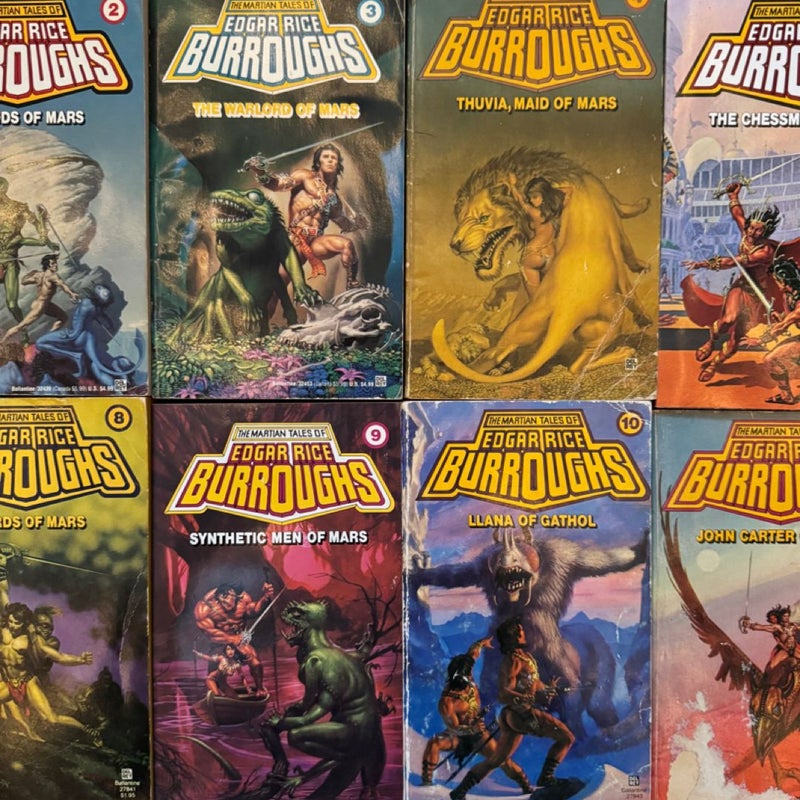 The Martian Tales of Edgar Rice Burroughs Complete set 