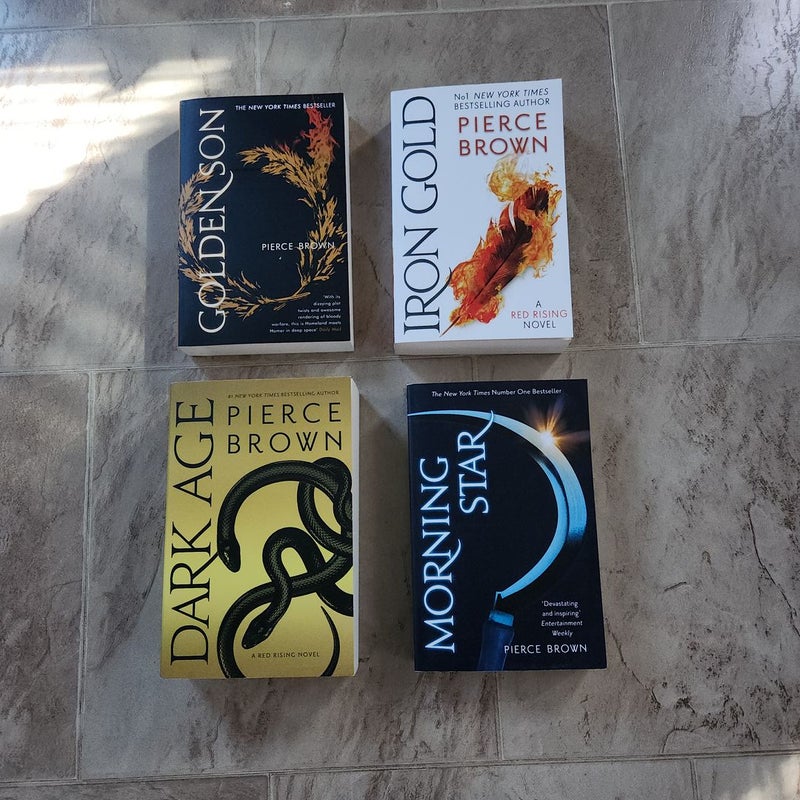 Red Rising Series (Books 2-4) UK paperbacks