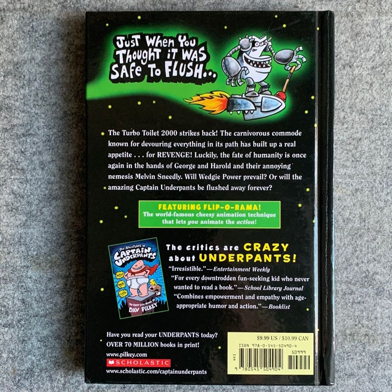 Captain Underpants and the Tyrannical Retaliation of the Turbo Toilet 2000:  Color Edition (Captain Underpants #11) by Dav Pilkey, Hardcover