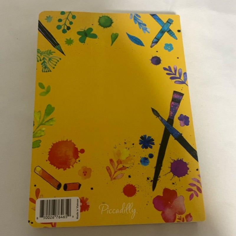 Piccadilly Draw + Create 365 Coloring Book 8.5"x 6"