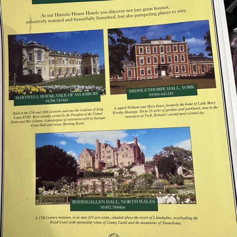 Historic houses, castles and gardens 1997 Historic houses, castles and gardens 1990