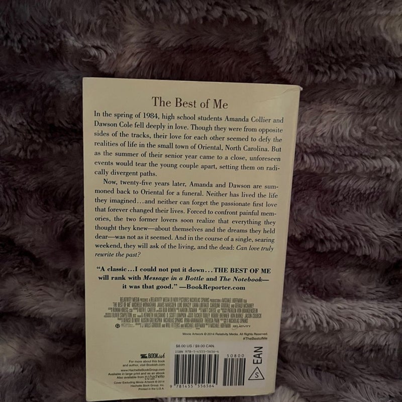 The Best of Me (Movie Tie-In) by Nicholas Sparks, Paperback 