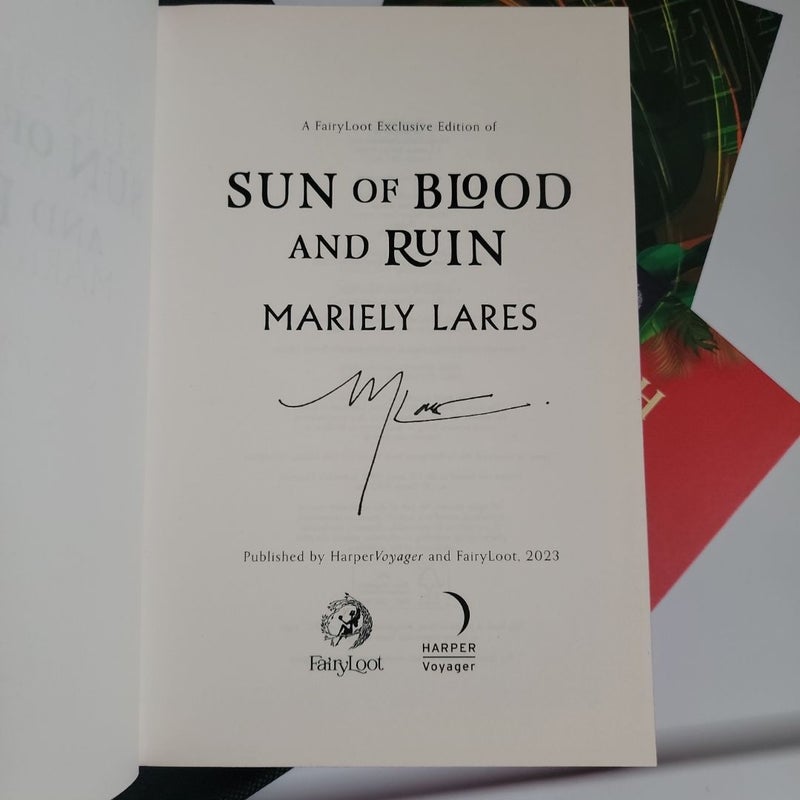 Fairyloot Sun of Blood and Ruin