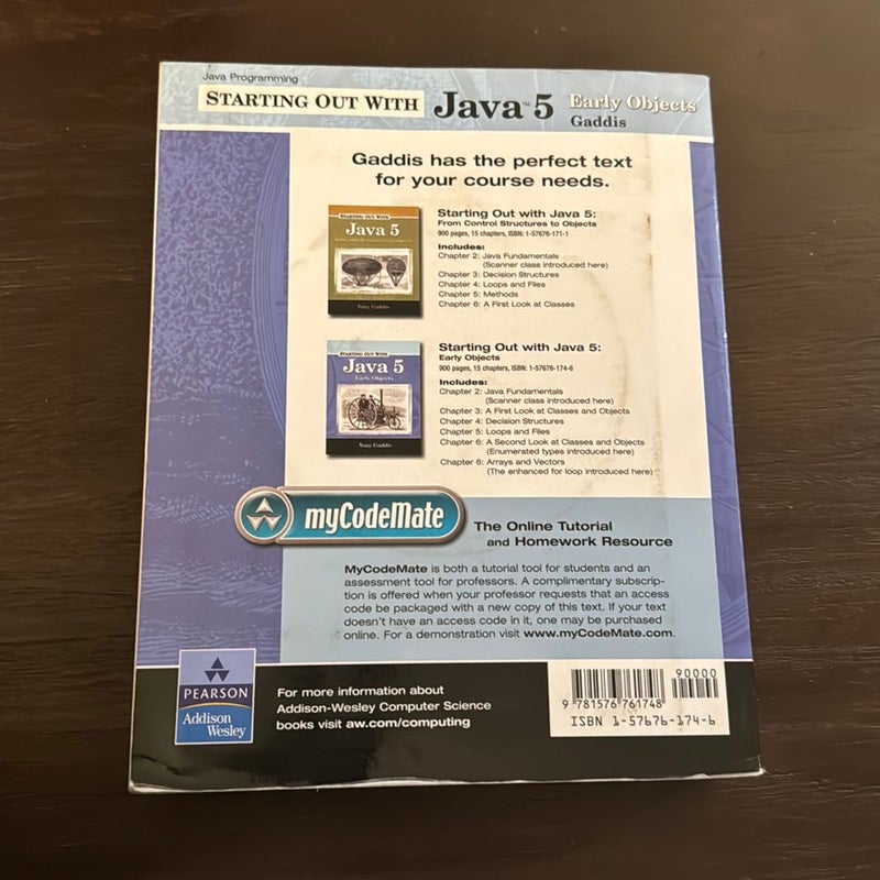 Starting Out with Java 5