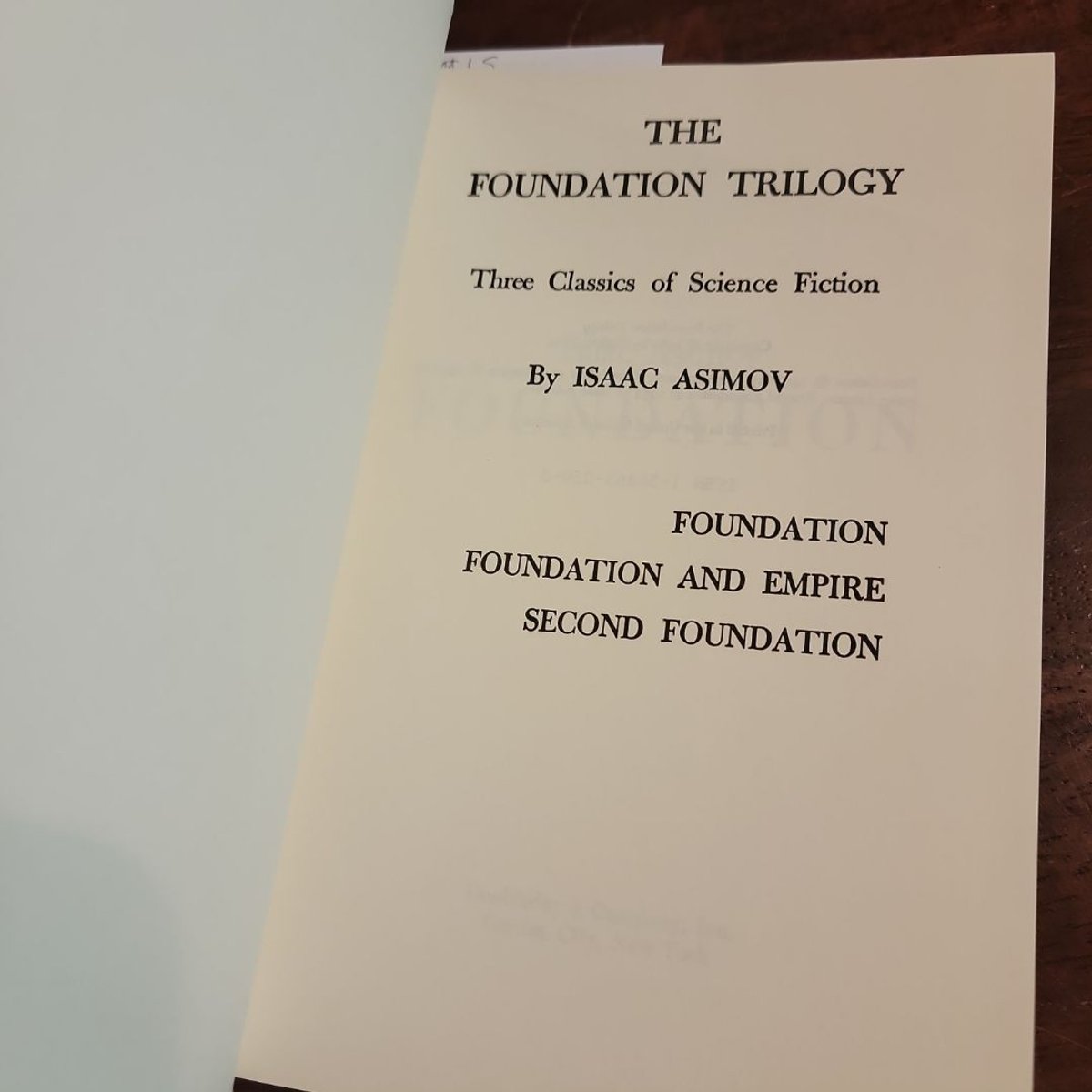The Foundation Trilogy By Isaac Asimov