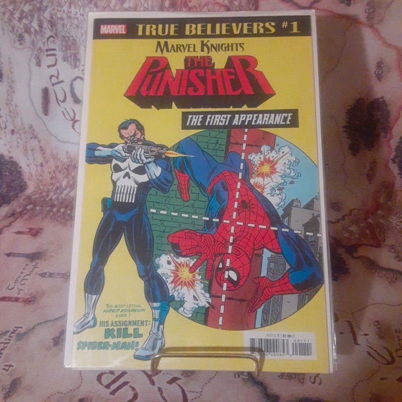 Marvel Knights True Believers Punisher 1, reprints Amazing Spider-Man 129