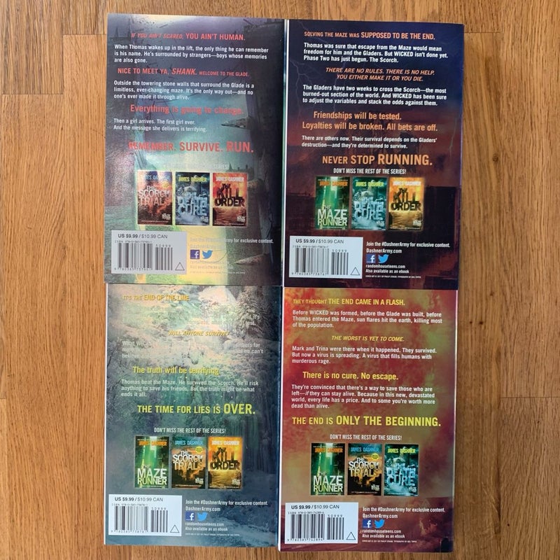 The Maze Runner Box Set (4-Book)