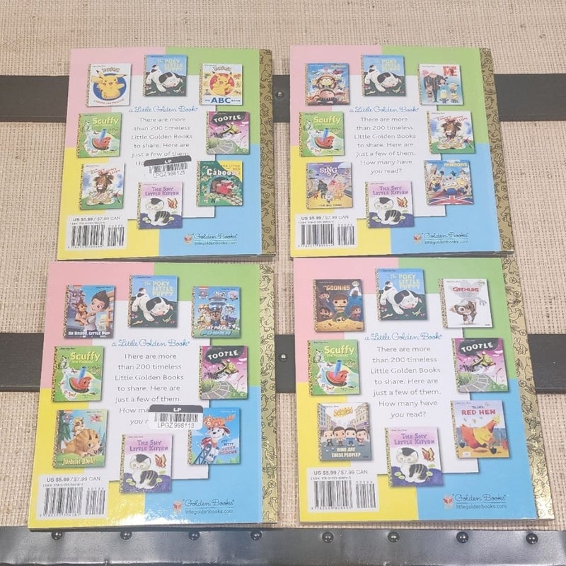 Lot of 4 Little Golden Kids Books 9
