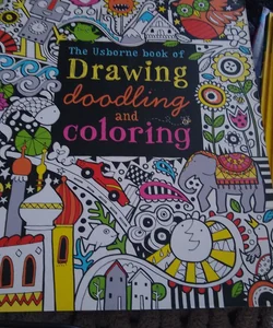The Usborne Book of Drawing, Doodling and Coloring Book