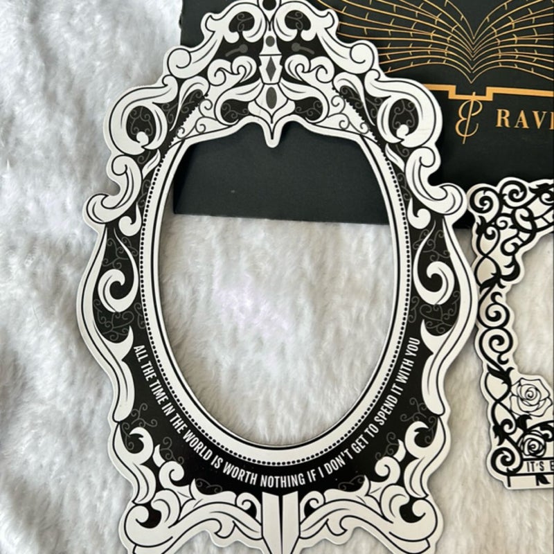 Bookish magnet frames