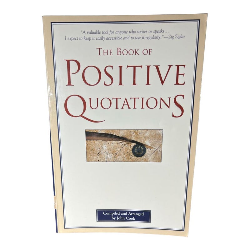 The Book of Positive Quotations novel